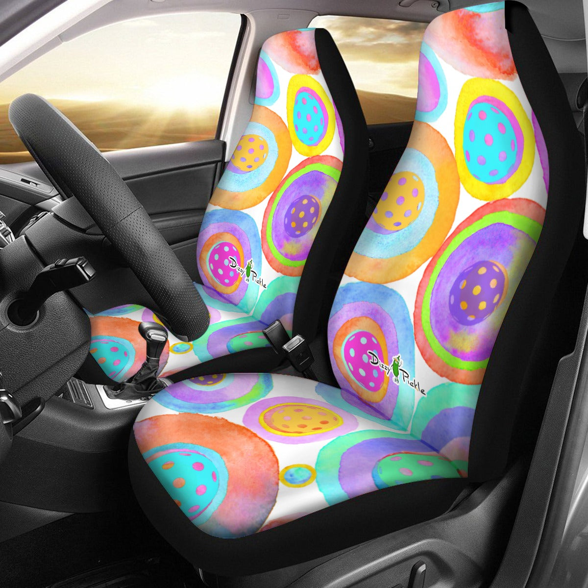 Dizzy Pickle Emily Inspired Universal Car Seat Cover (Includes a pair of seat covers.)