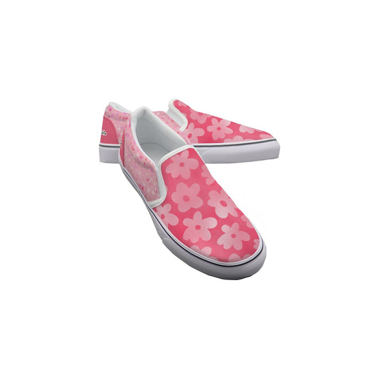 Dizzy Pickle Adleigh Blooms/Bubbles Women's Casual Slip-On Canvas Shoes
