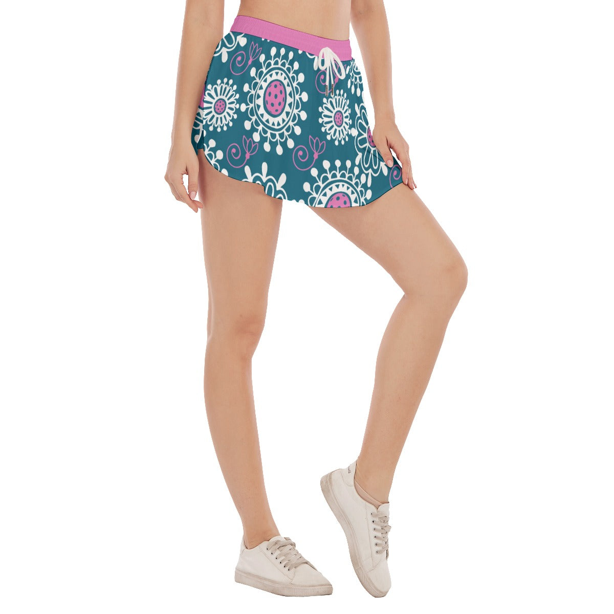 X-LARGE Dizzy Pickle Coming Up Daisies TP Women's Pickleball Sport Skorts with Inner Shorts