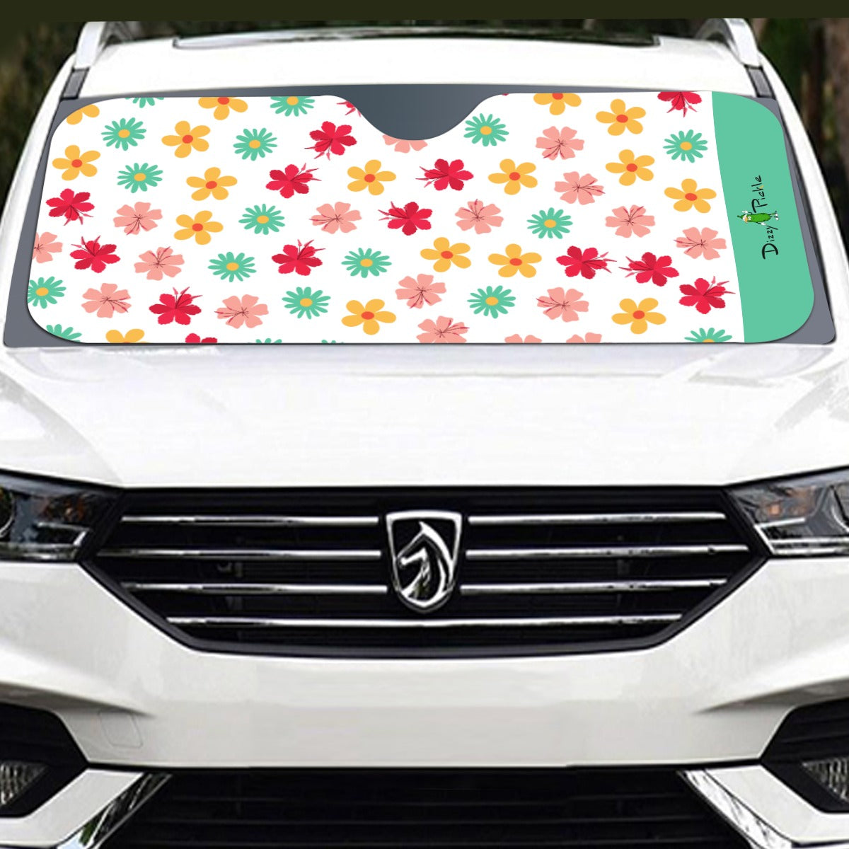 Dizzy Pickle Hannah Flowers Pickleball Windshield Sunshade