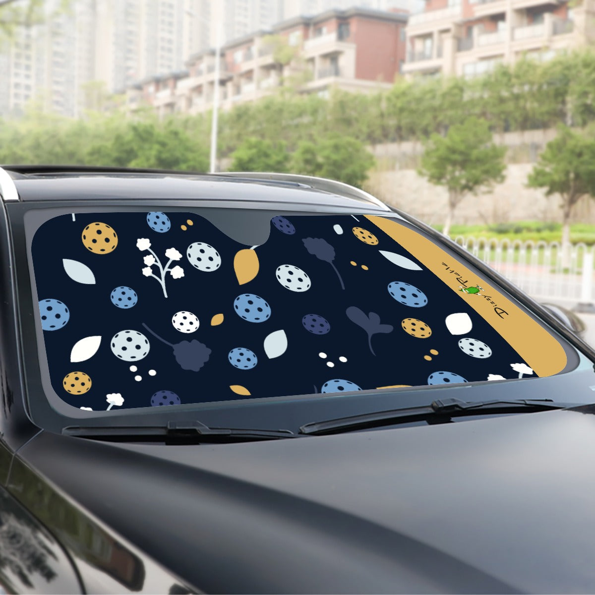 Dizzy Pickle Lesley Navy Blue Pickleball Windshield Sunshade