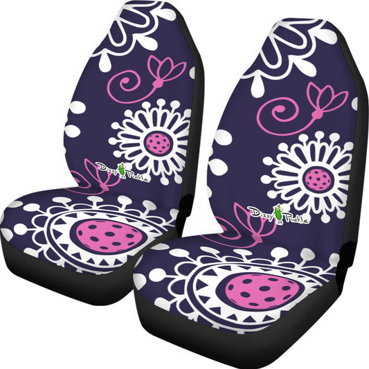 Dizzy Pickle Coming Up Daisies PP Universal Car Seat Cover (Includes a pair of seat covers.)