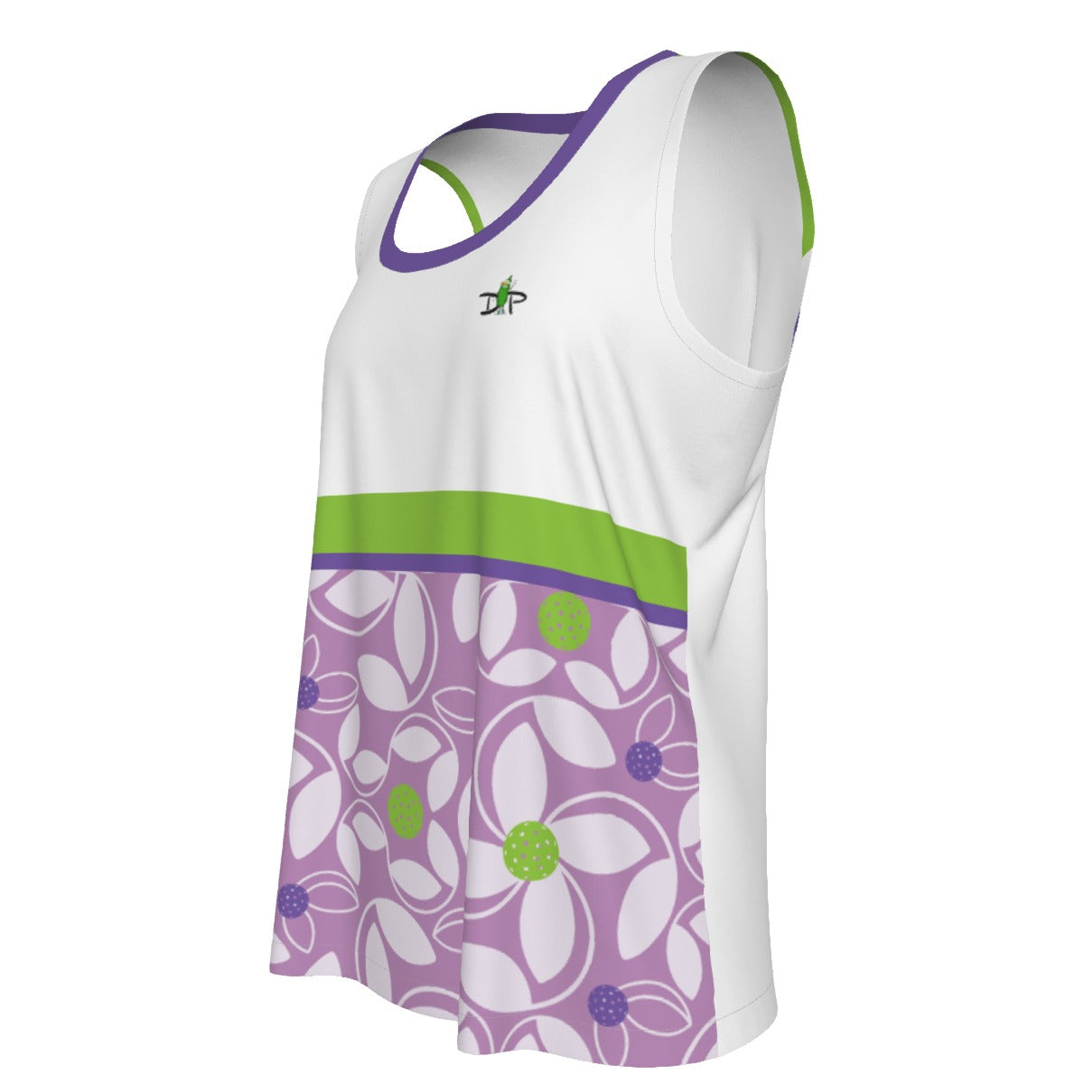 LARGE Dizzy Pickle Beth Women's Pickleball Sports Tank Lavender