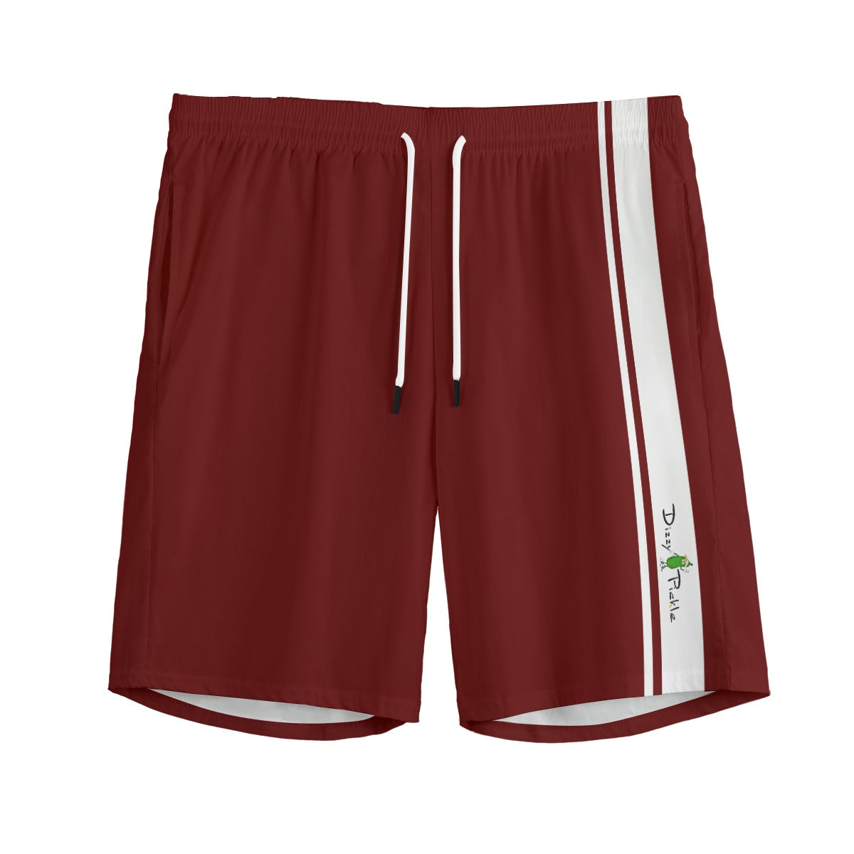 Dizzy Pickle 6Z8NF Burnt Red Men's Pickleball Performance Sports Shorts