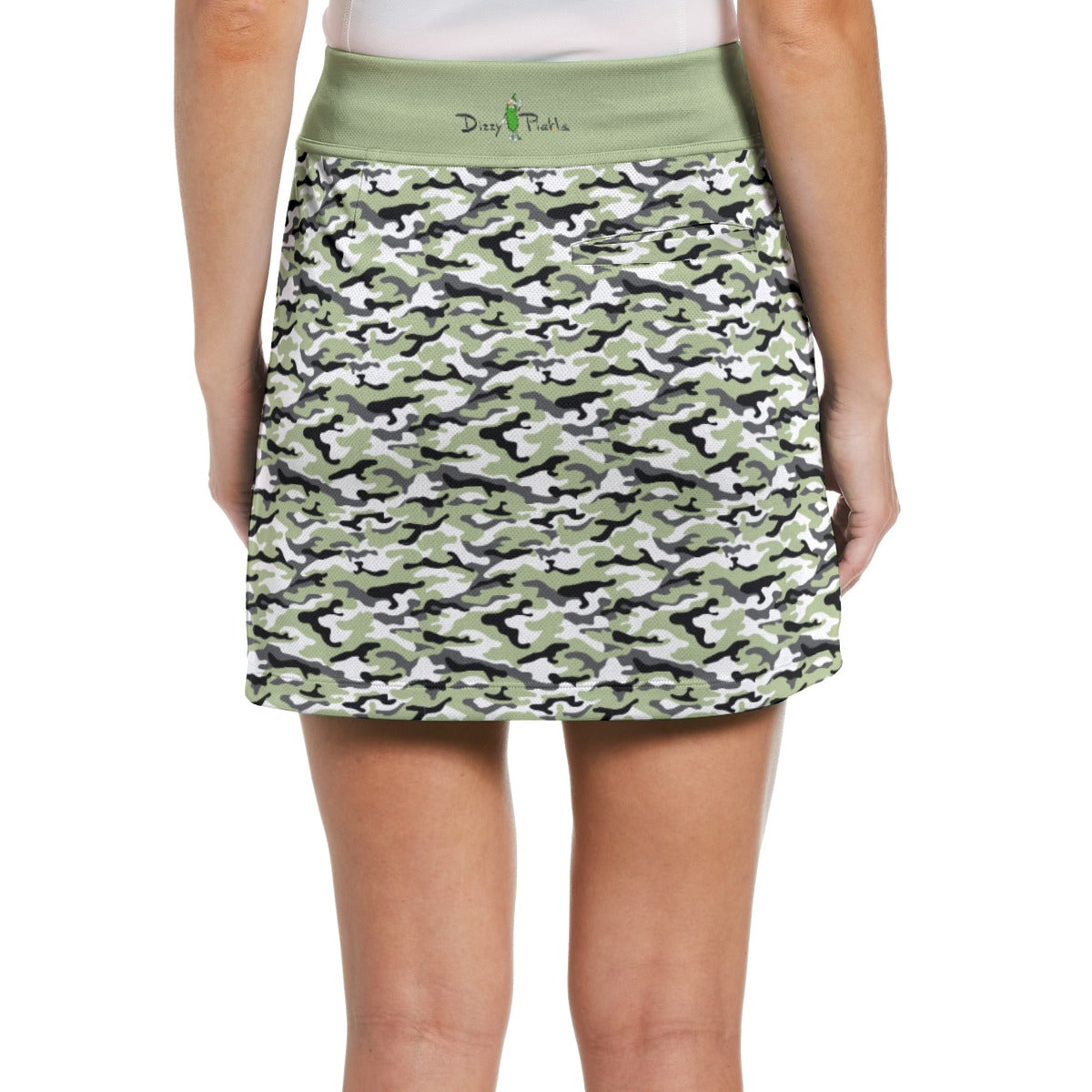 Dizzy Pickle Jan Sage Women's 17" Performance Pickleball Skort with Inner Shorts