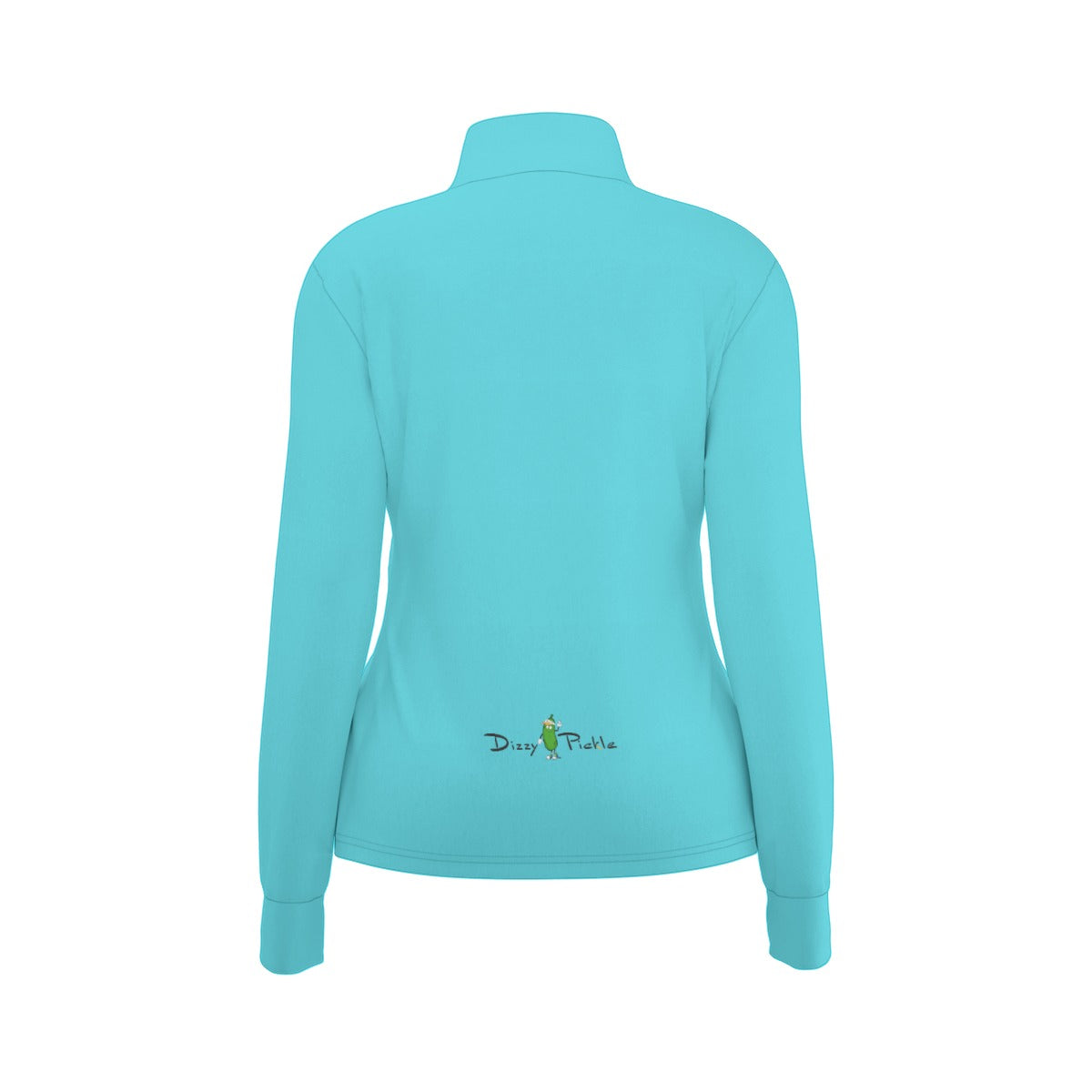 Dizzy Pickle DZY P Classic Azure Blue Women's Pickleball Long Sleeve Thumbhole Jacket