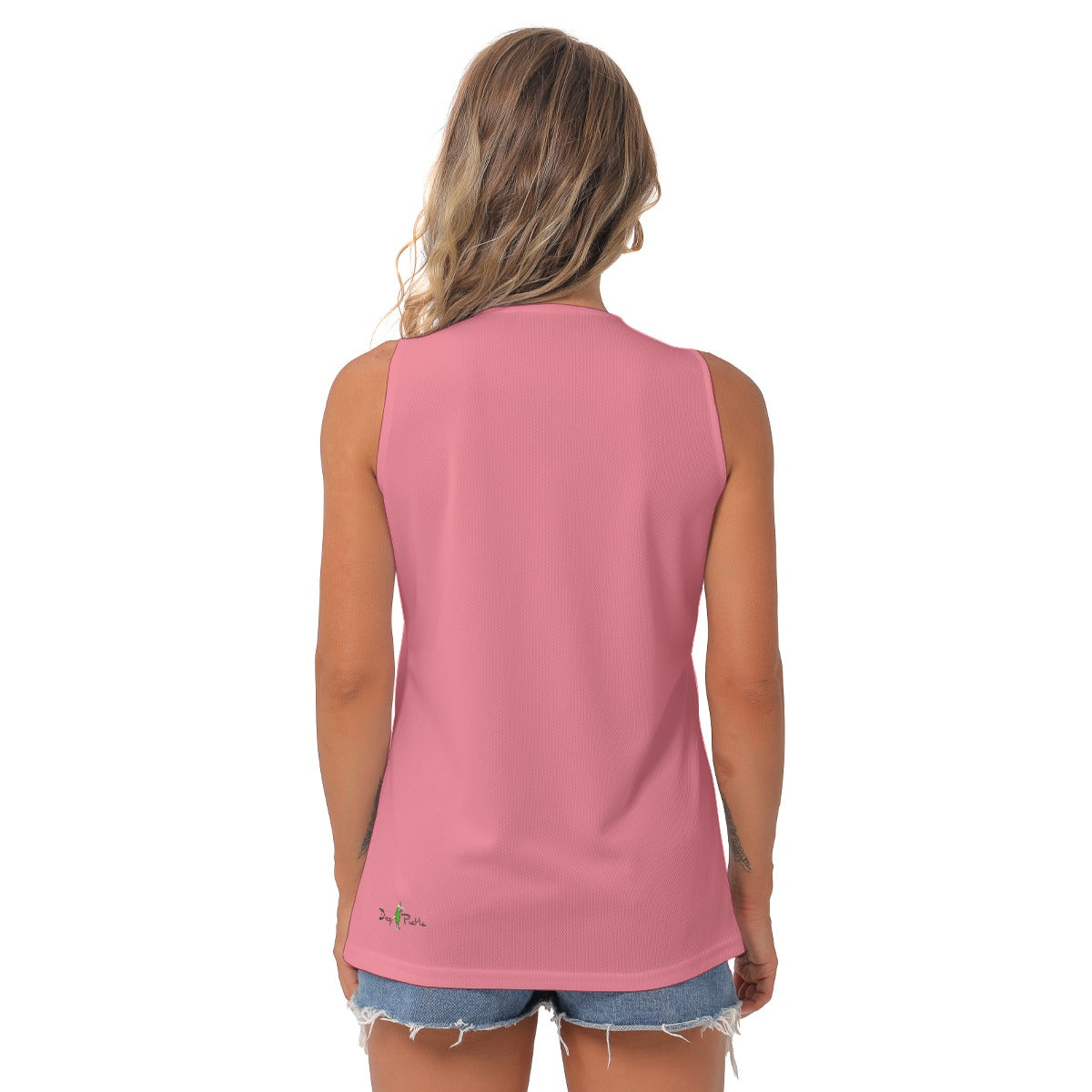 Dizzy Pickle Barbara Strawberry Lemonade Women's Pickleball Sleeveless V-Neck Top