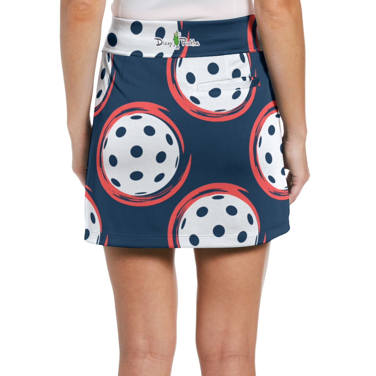 Dizzy Pickle Van Main Swirls Women's 17" Performance Pickleball Skort and Inner Shorts