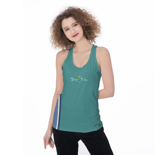 Dizzy Pickle Anne Stripes Women's Racerback Pickleball Tank Top