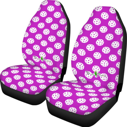 Dizzy Pickle GrayC Balls Universal Car Seat Cover (Includes a pair of seat covers.)