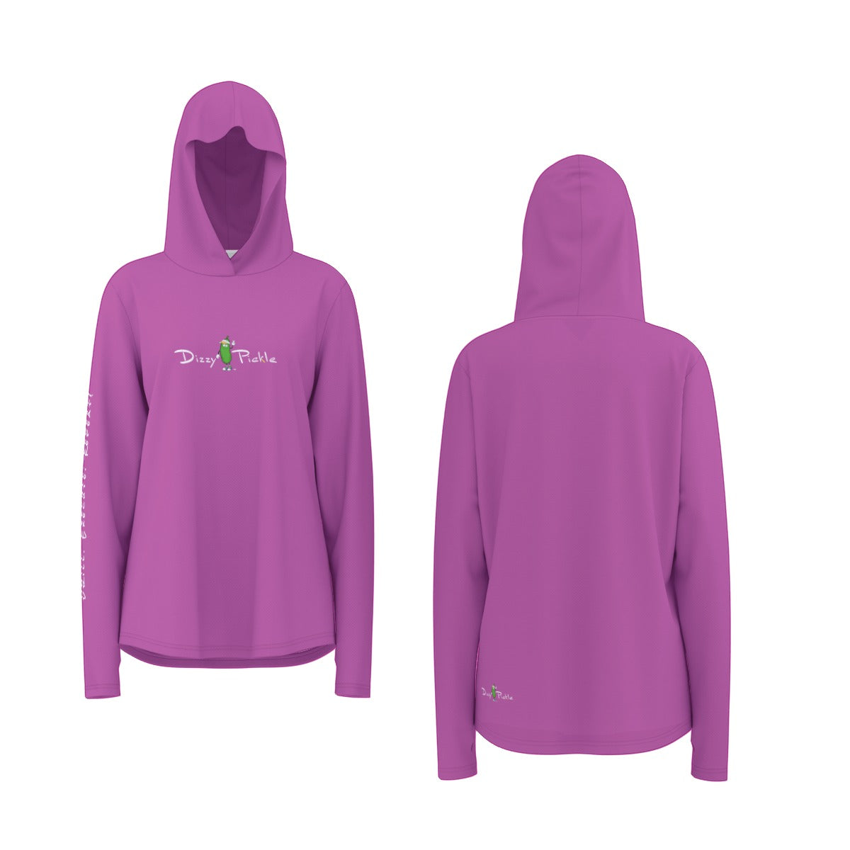 Dizzy Pickle Heidi MW Women's Pickleball Sunscreen Sports Hoodie with Thumb Holes