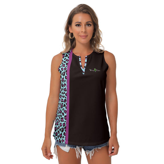 Dizzy Pickle Amber BTP Women's Pickleball Sleeveless V-Neck Top