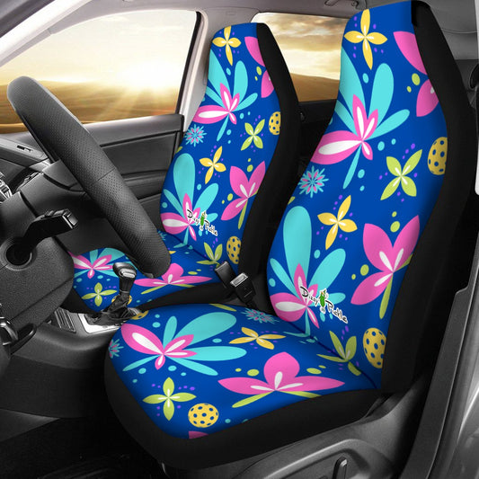 Dizzy Pickle Donna Blue Universal Car Seat Cover (Includes a pair of seat covers.)