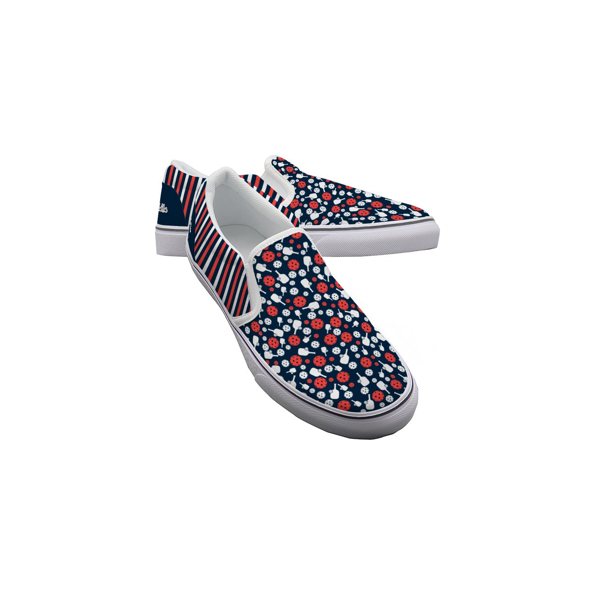 Dizzy Pickle Van Mini Paddles and Balls Women's Casual Slip-On Canvas Shoes