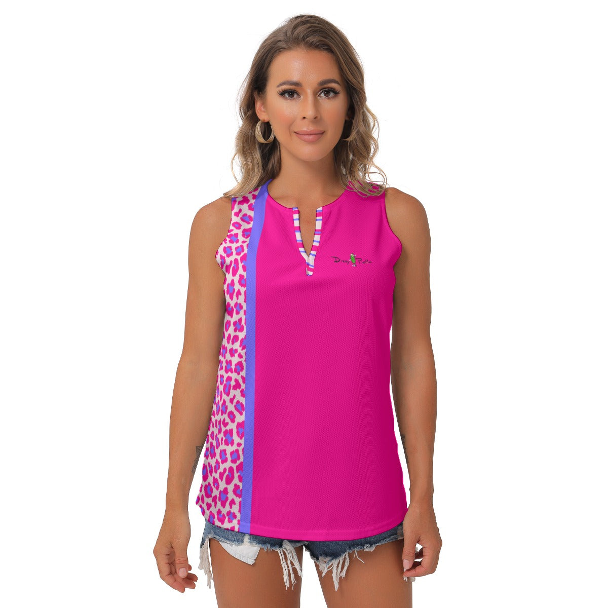 Dizzy Pickle Amber PPC Women's Pickleball Sleeveless V-Neck Top