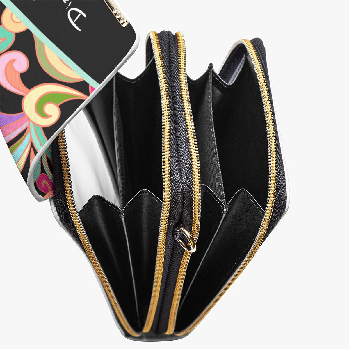 Dizzy Pickle Anna Black Women's Pickleball Mobile Phone  Crossbody Bag