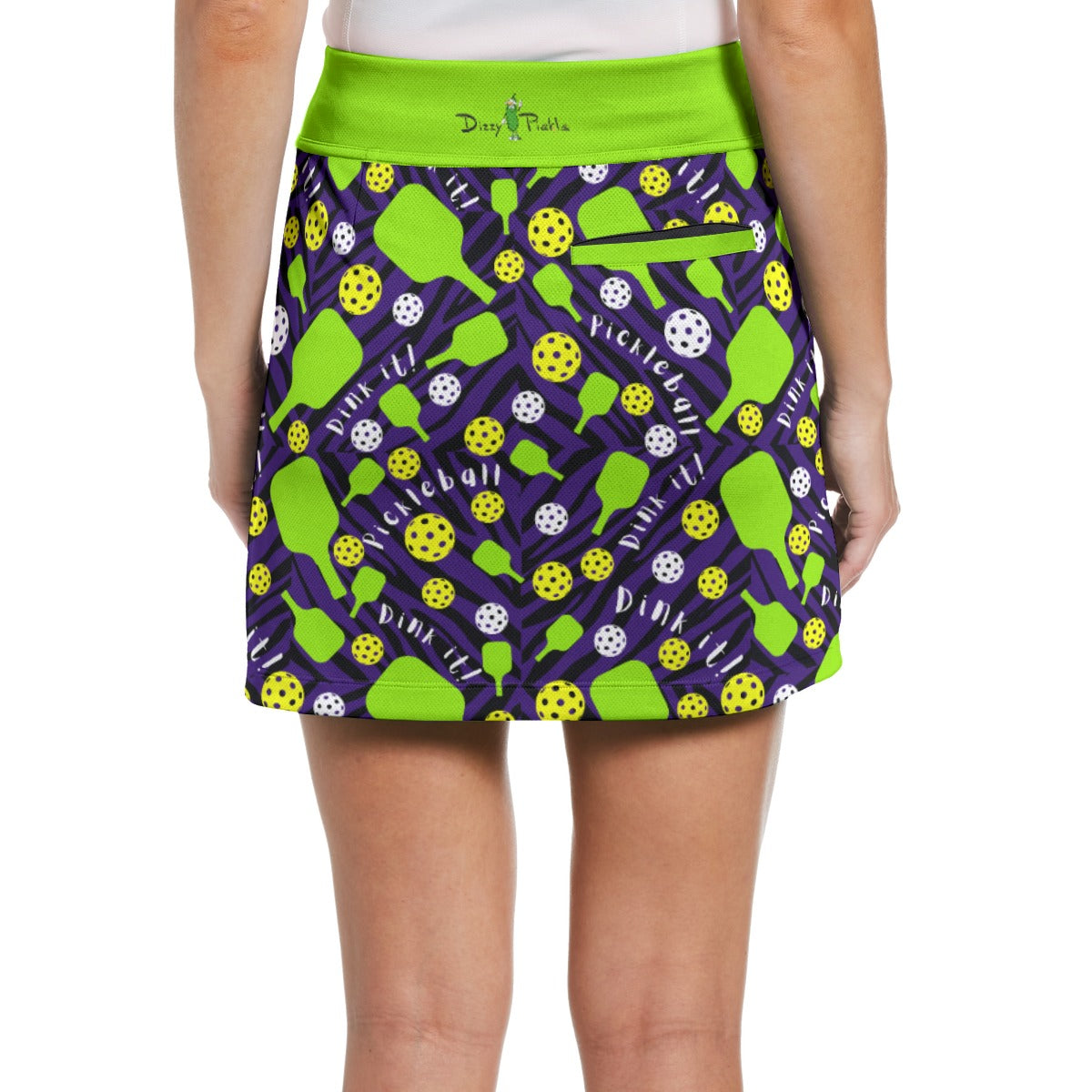 Dizzy Pickle Dinking Diva BG Women's 17" Performance Pickleball Skort with Inner Shorts