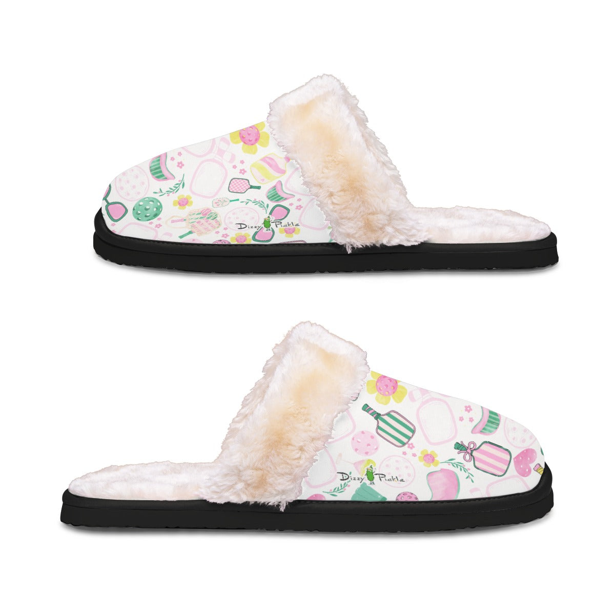 Dizzy Pickle Becky Women's Pickleball Plush Slippers