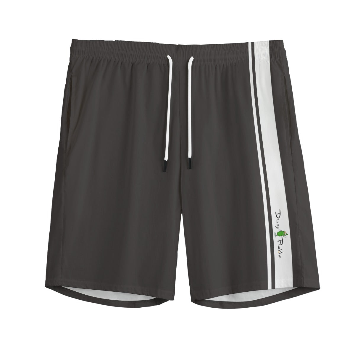 Dizzy Pickle 6Z8NF Charcoal Men's Pickleball Performance Sports Shorts