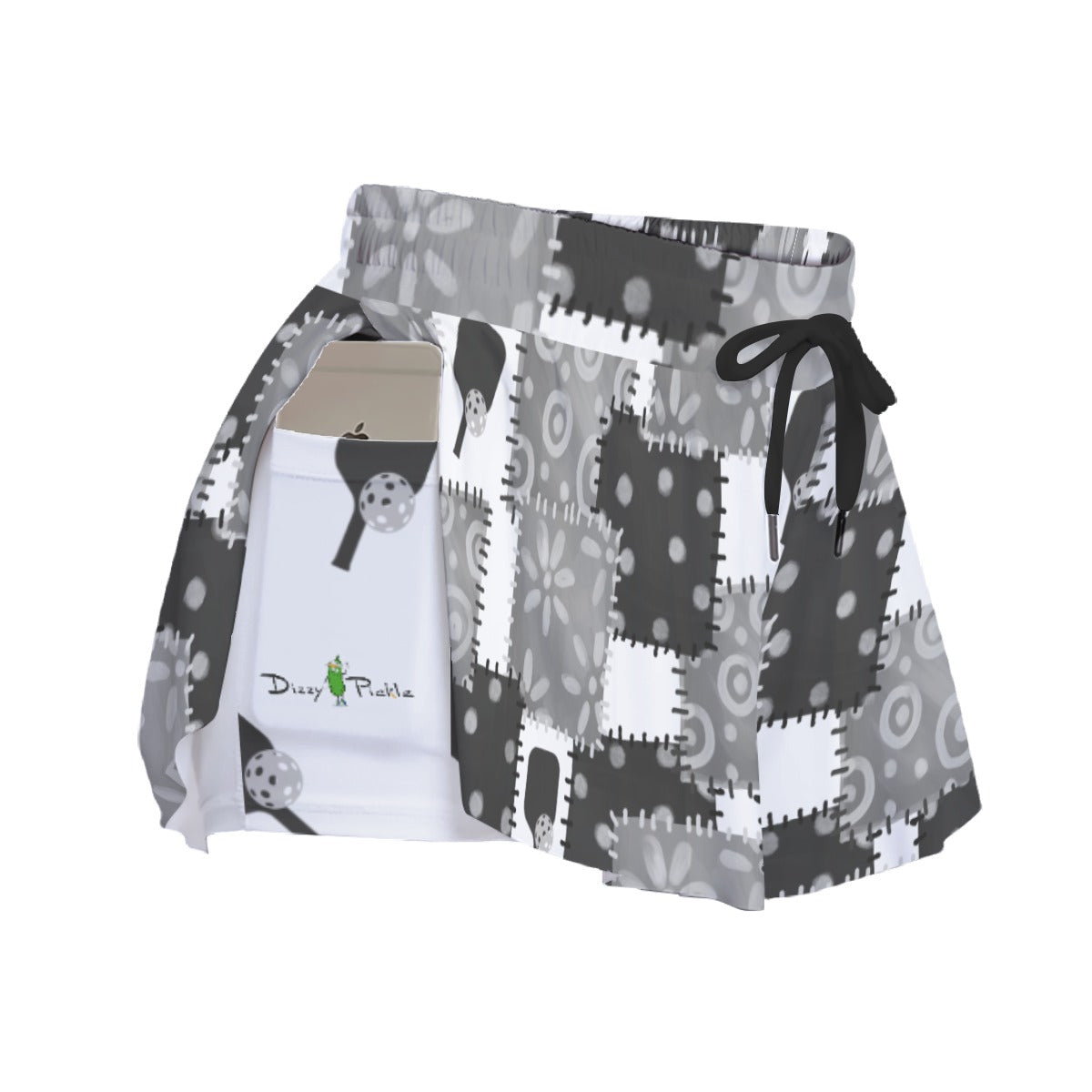 Dizzy Pickle Mary Patches Women's Pickleball Sport Culottes with Pockets