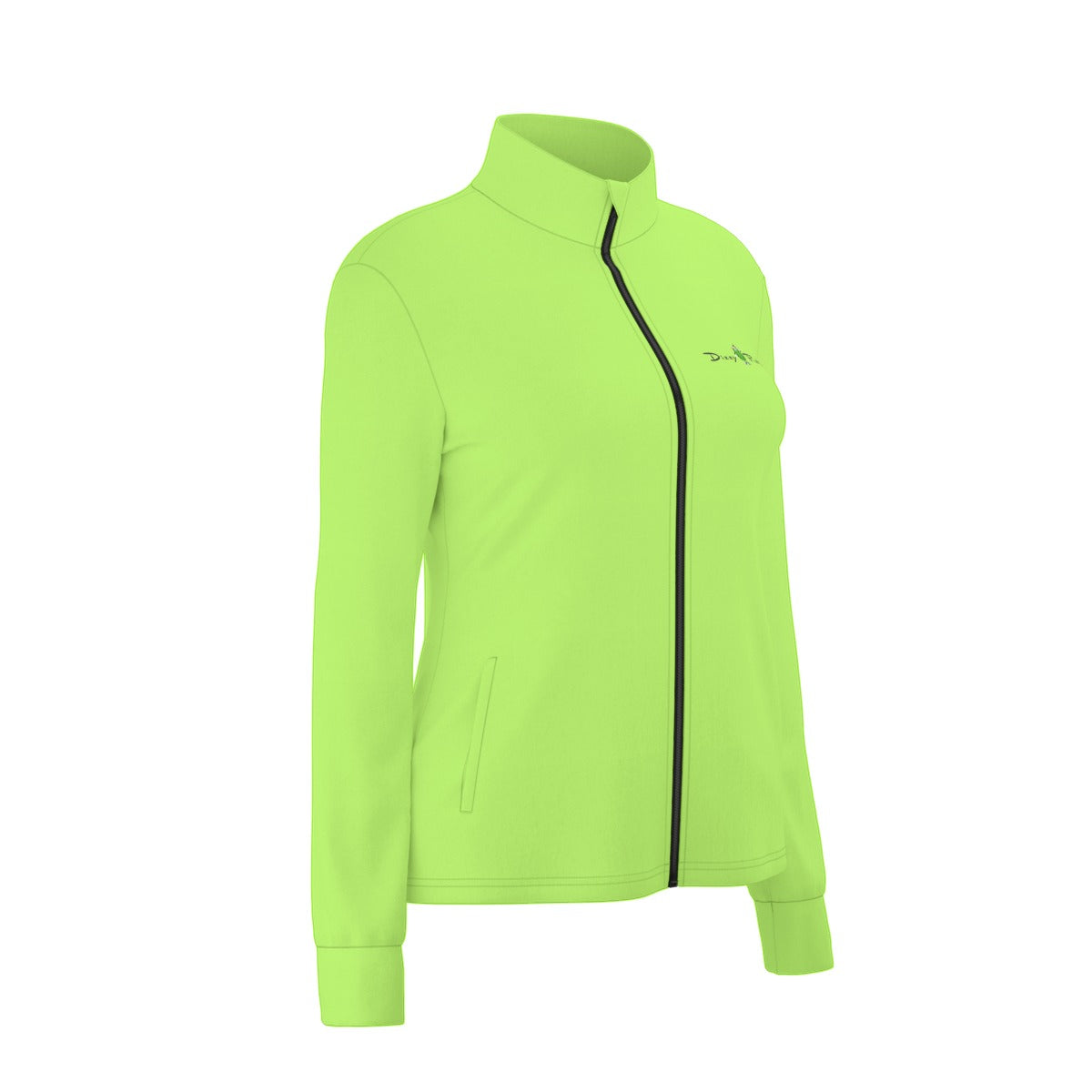 Dizzy Pickle DZY P Classic Lime Green Women's Pickleball Long Sleeve Thumbhole