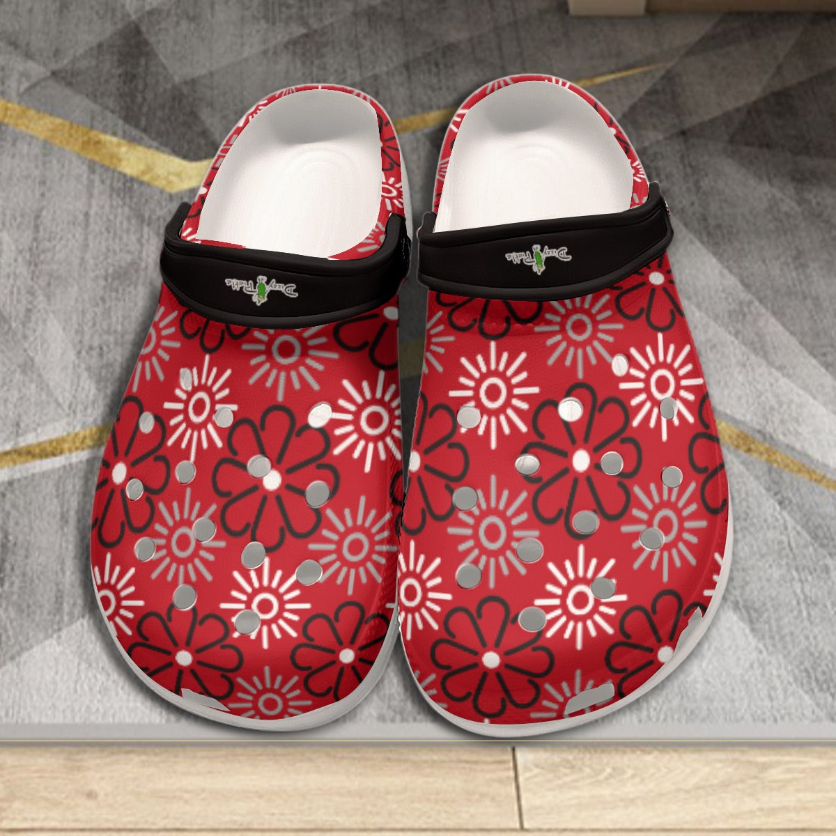 Dizzy Pickle April Red Women's Pickleball Clogs