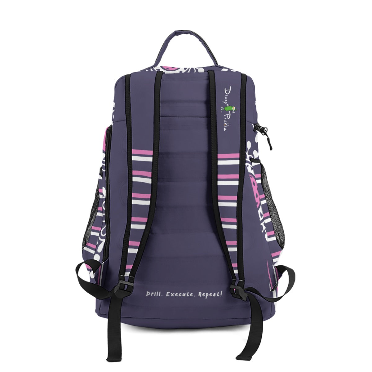 Dizzy Pickle Coming Up Daisies PP Large Courtside Pickleball Multi-Compartment Backpack with Adjustable Straps