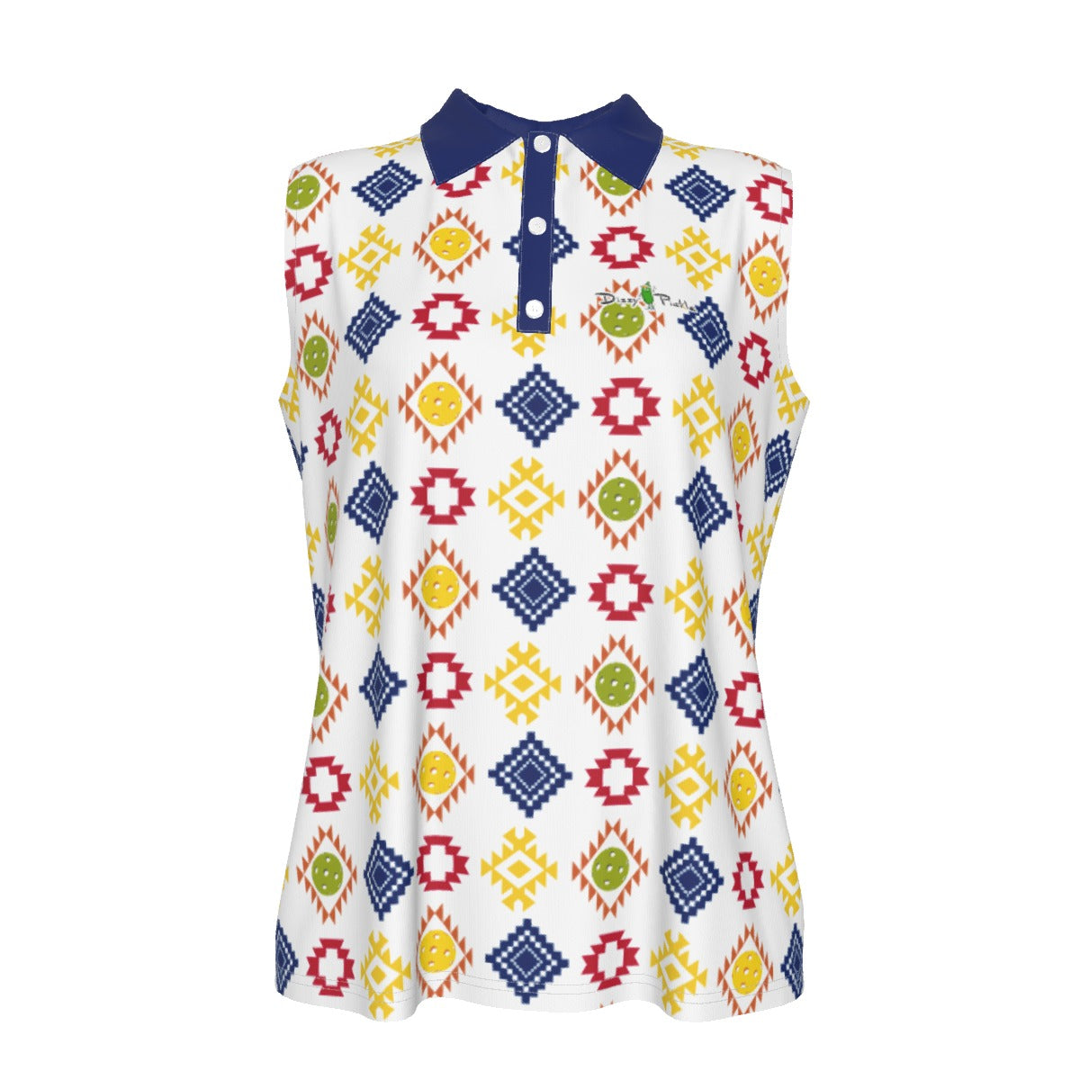 Dizzy Pickle Arizona PP Women's Pickleball Sleeveless Polo Shirt