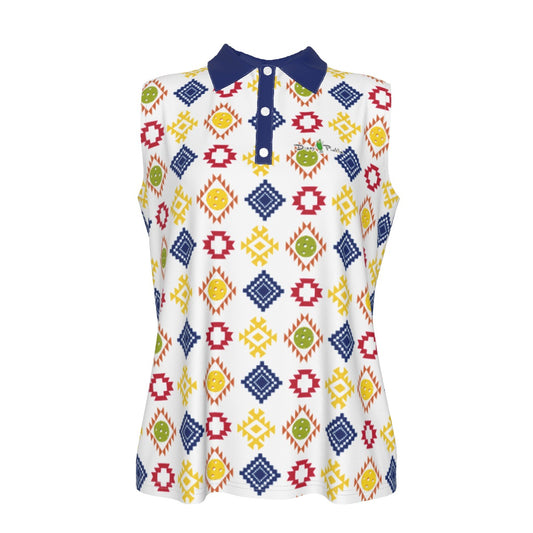 Dizzy Pickle Arizona PP Women's Pickleball Sleeveless Polo Shirt