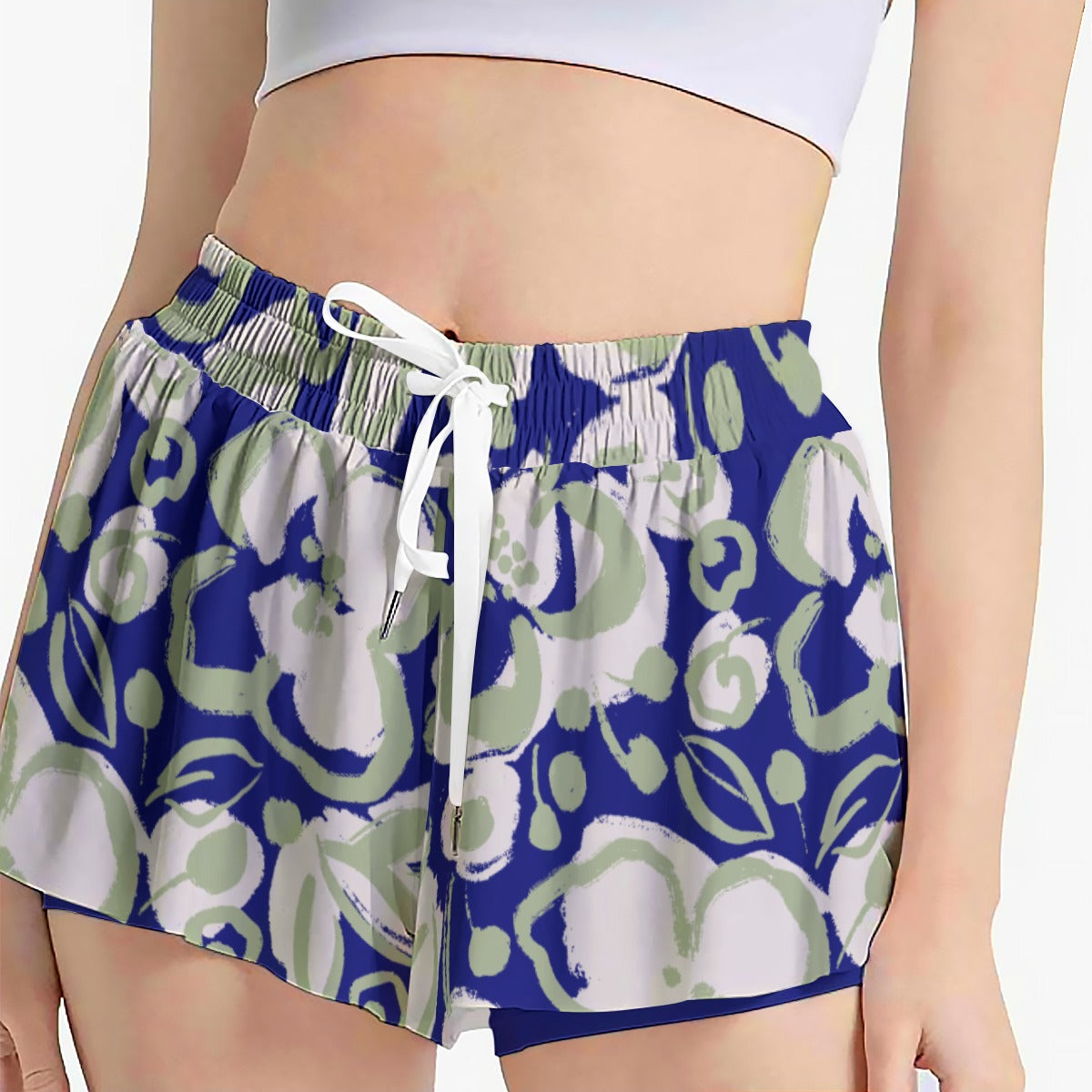 Dizzy Pickle Lesia BSC Blooms Women's Pickleball Sport Culottes with Pockets