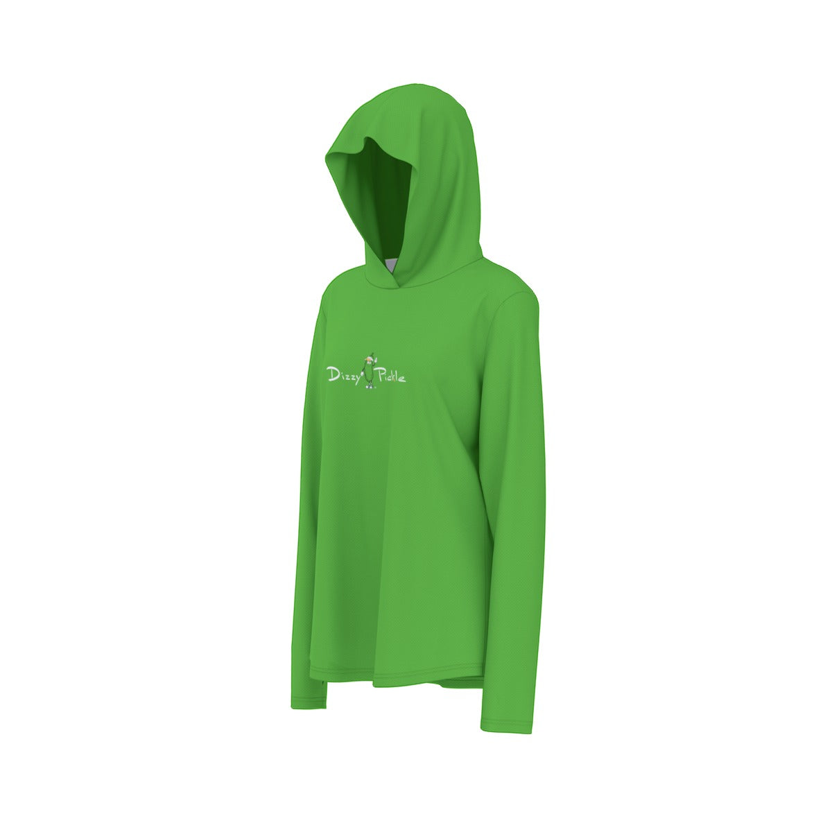 Dizzy Pickle Rita Green Women's Pickleball Sunscreen Sports Hoodie with Thumb Holes