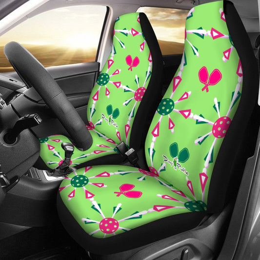 Dizzy Pickle Penny Paddles and Balls PG Universal Car Seat Cover (Includes a pair of seat covers.)