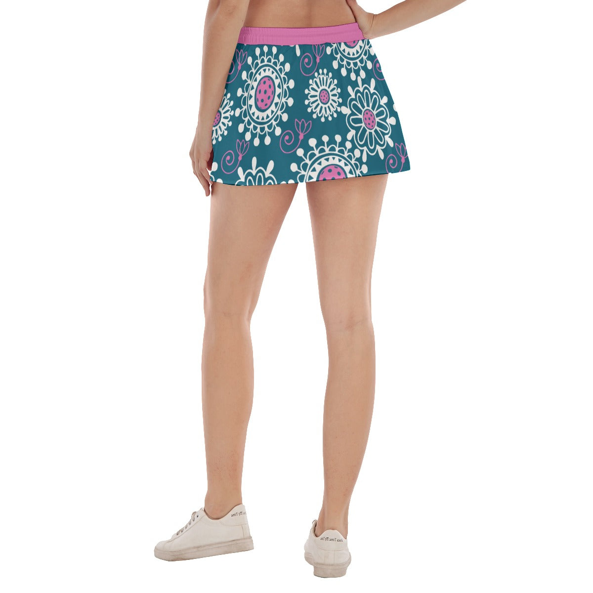 X-LARGE Dizzy Pickle Coming Up Daisies TP Women's Pickleball Sport Skorts with Inner Shorts