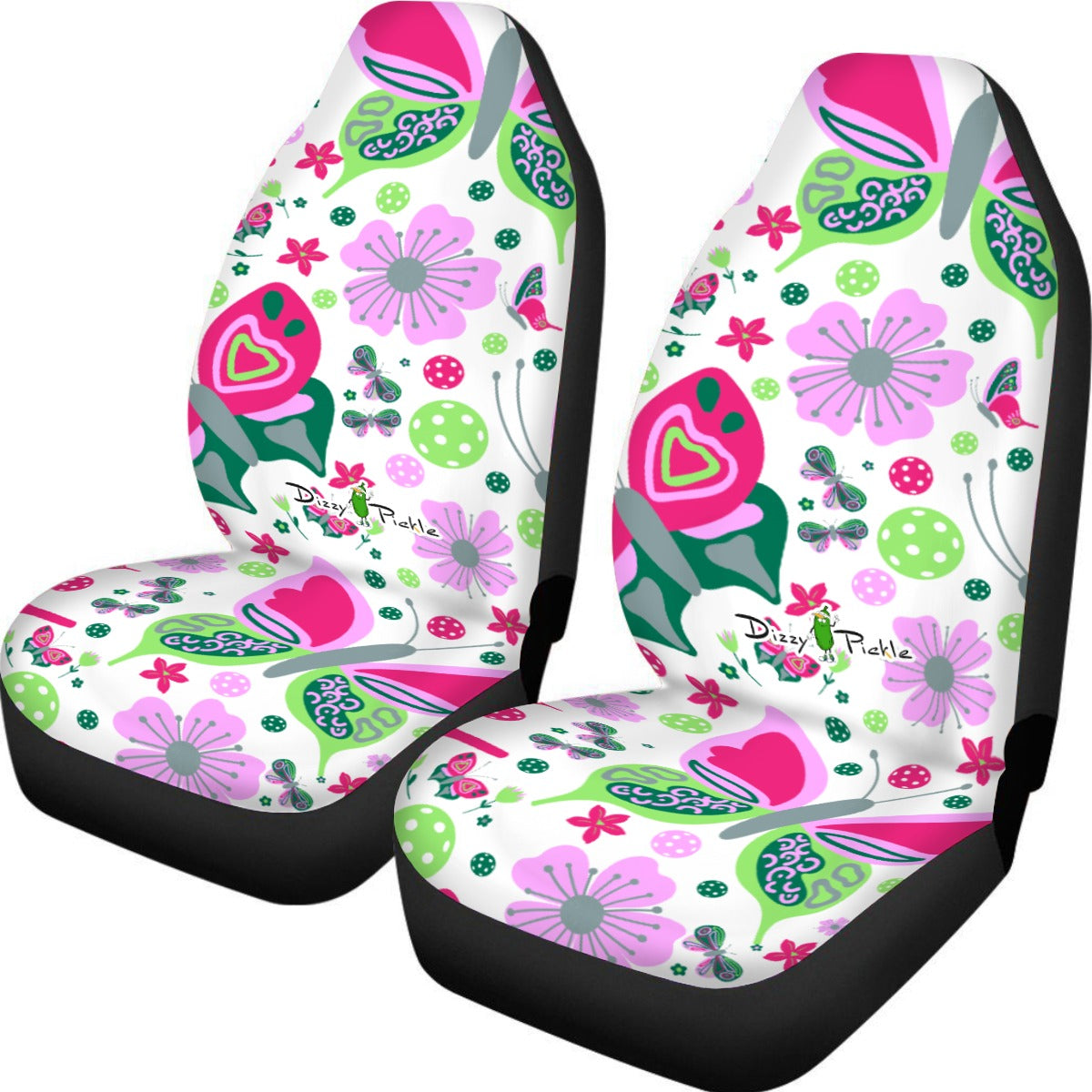 Dizzy Pickle Penny Butterflies PG Universal Car Seat Cover (Includes a pair of seat covers.)