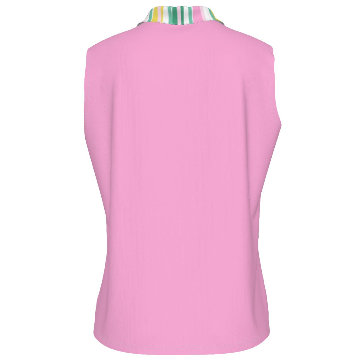 Dizzy Pickle Becky Stripes Women's Pickleball Sleeveless Polo Shirt