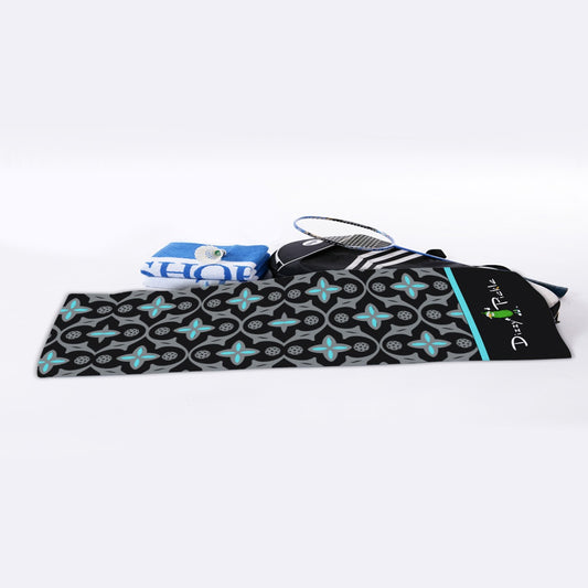 Dizzy Pickle Shelby Black Pickleball Cooling Sports Towel