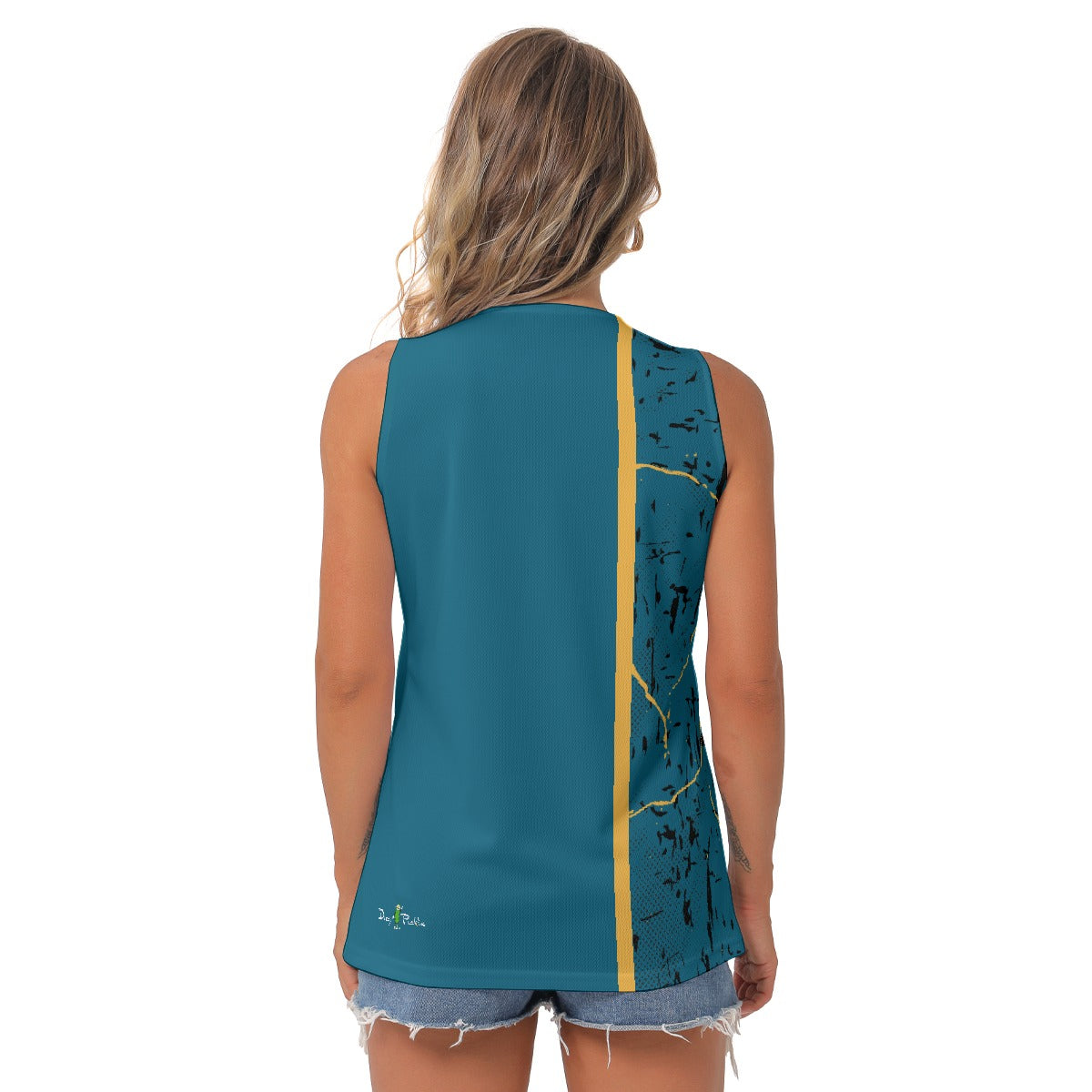 Dizzy Pickle Lynne Turquoise Women's Pickleball Sleeveless V-Neck Top