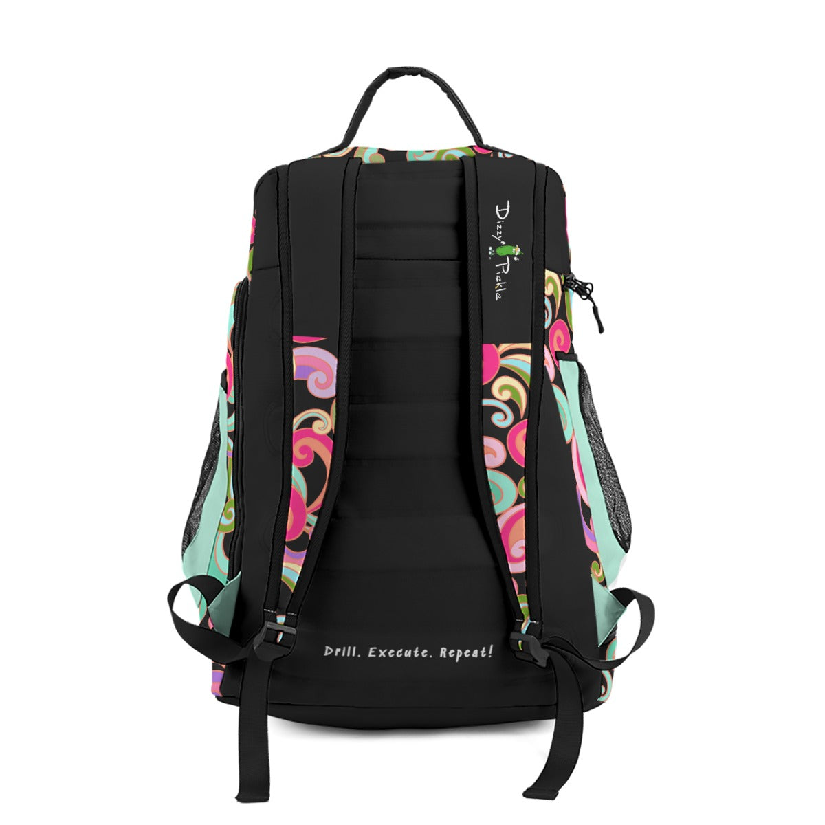 Dizzy Pickle Anna Black Large Courtside Pickleball Multi-Compartment Backpack with Adjustable Straps