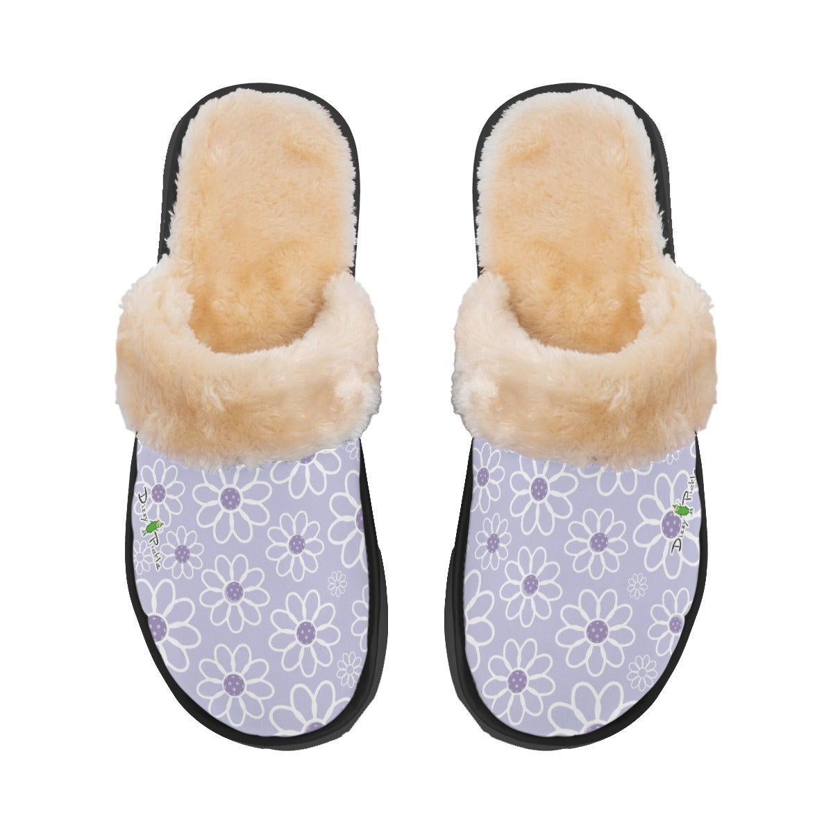 Dizzy Pickle Sophie Blooms Women's Pickleball Plush Slippers