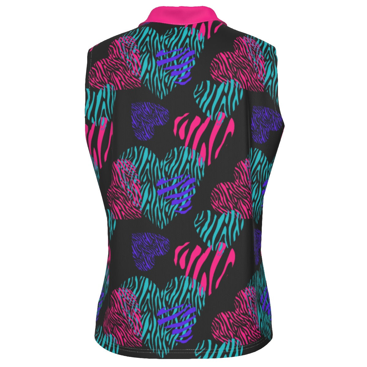 Dizzy Pickle Shelley Black Women's Pickleball Sleeveless Polo Shirt