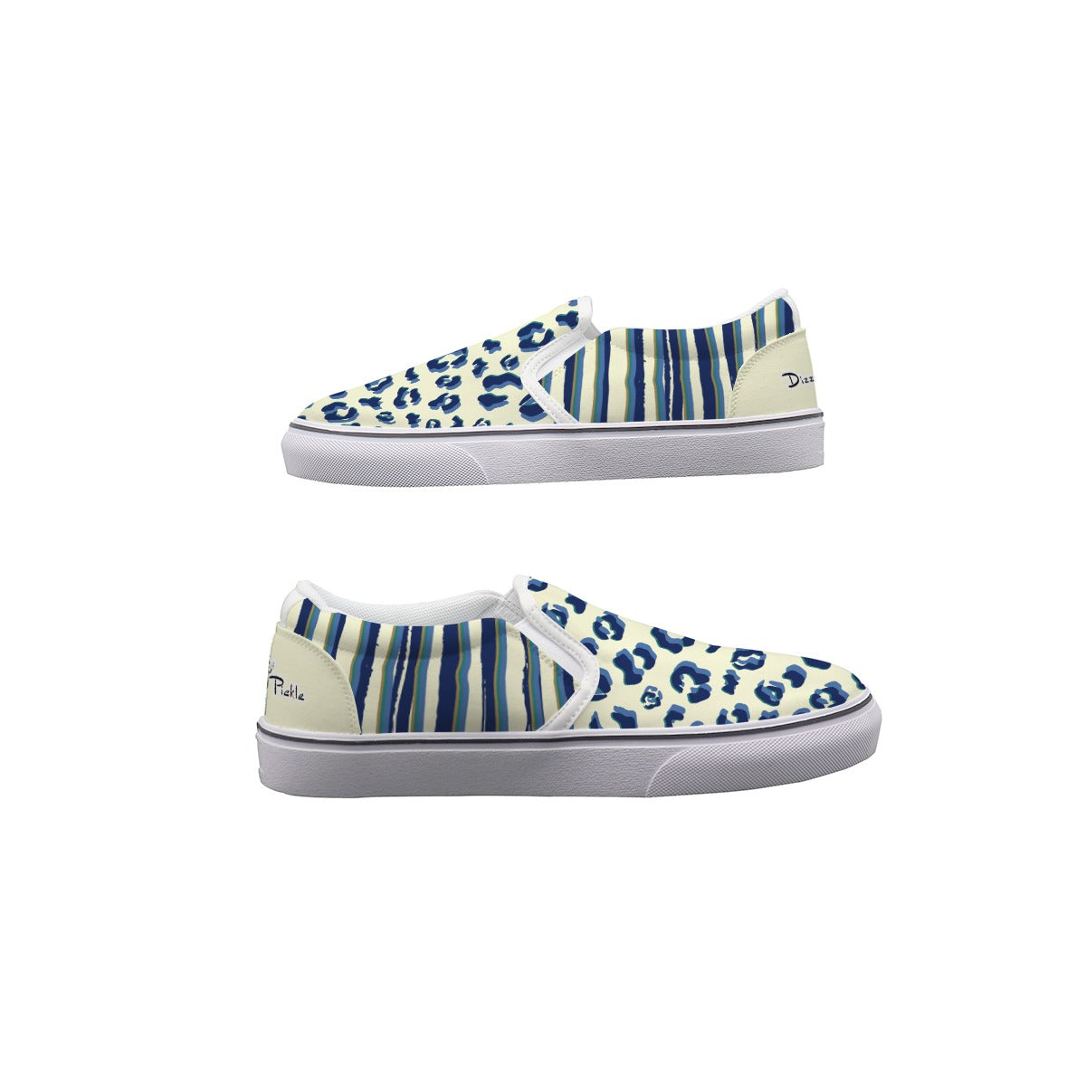 Dizzy Pickle Anne Animal Print Women's Casual Slip-On Canvas Shoes