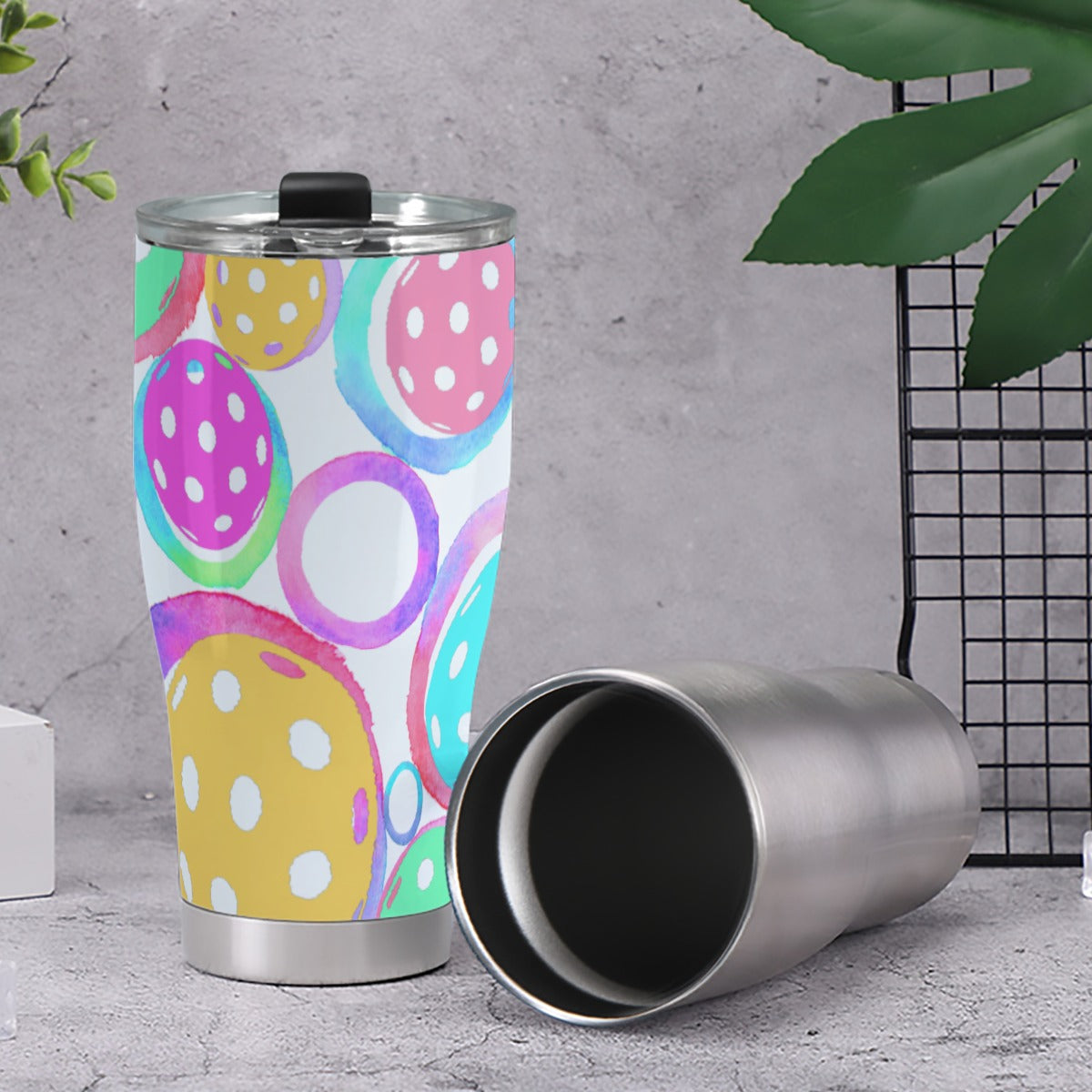 Dizzy Pickle Emily Main Pickleball 30oz Insulated Tumbler