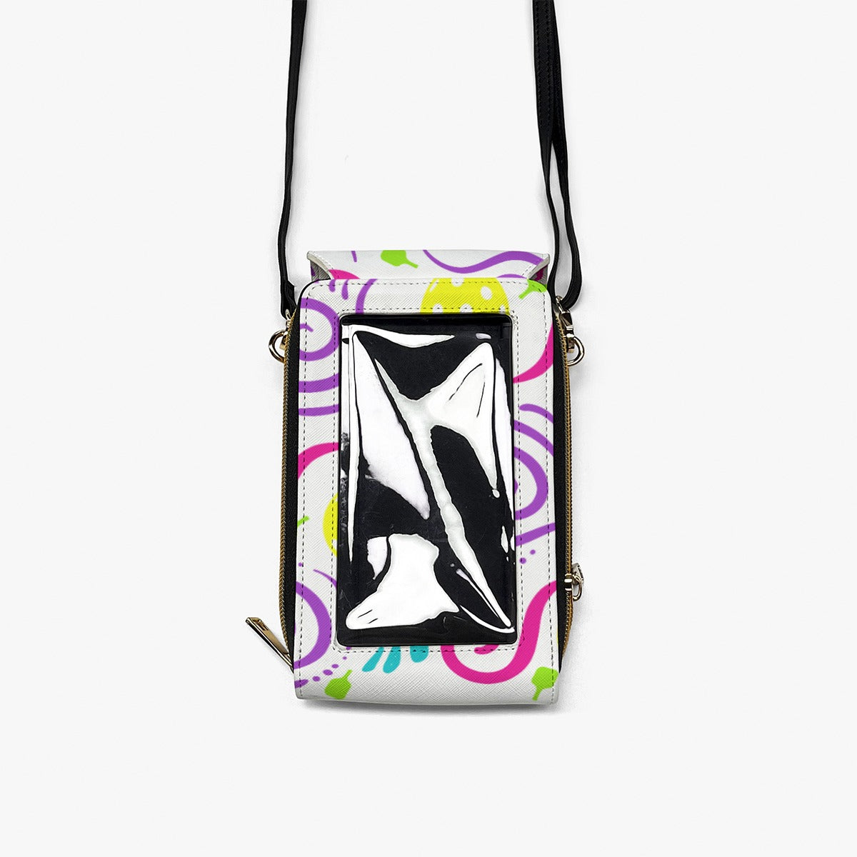 Dizzy Pickle It's Swell White Women's Pickleball Mobile Phone  Crossbody Bag