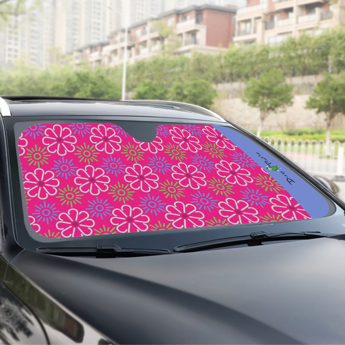 Dizzy Pickle April Pink Pickleball Windshield Sunshade