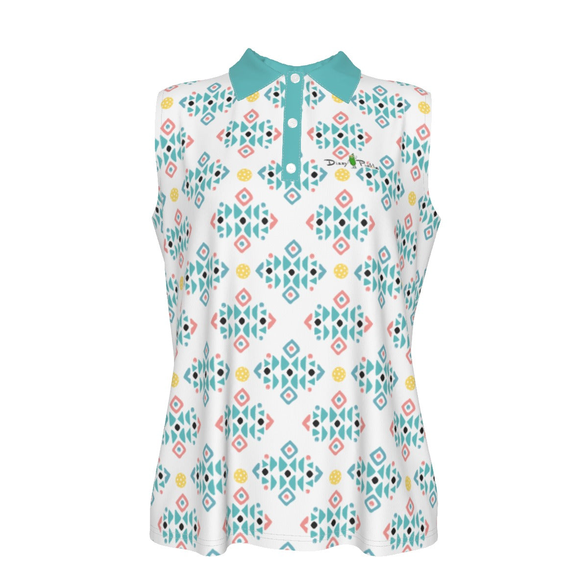 Dizzy Pickle Karen PP Women's Pickleball Sleeveless Polo Shirt