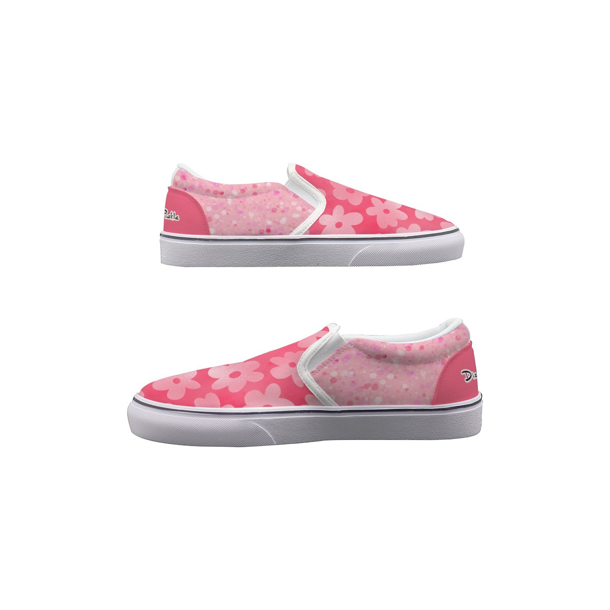 Dizzy Pickle Adleigh Blooms/Bubbles Women's Casual Slip-On Canvas Shoes