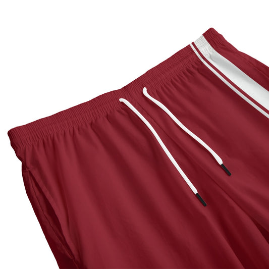 Dizzy Pickle 6Z8NF Dark Red Men's Pickleball Performance Sports Shorts