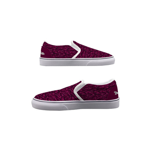 Dizzy Pickle Jan Wine_Pink Women's Casual Slip-On Canvas Shoes
