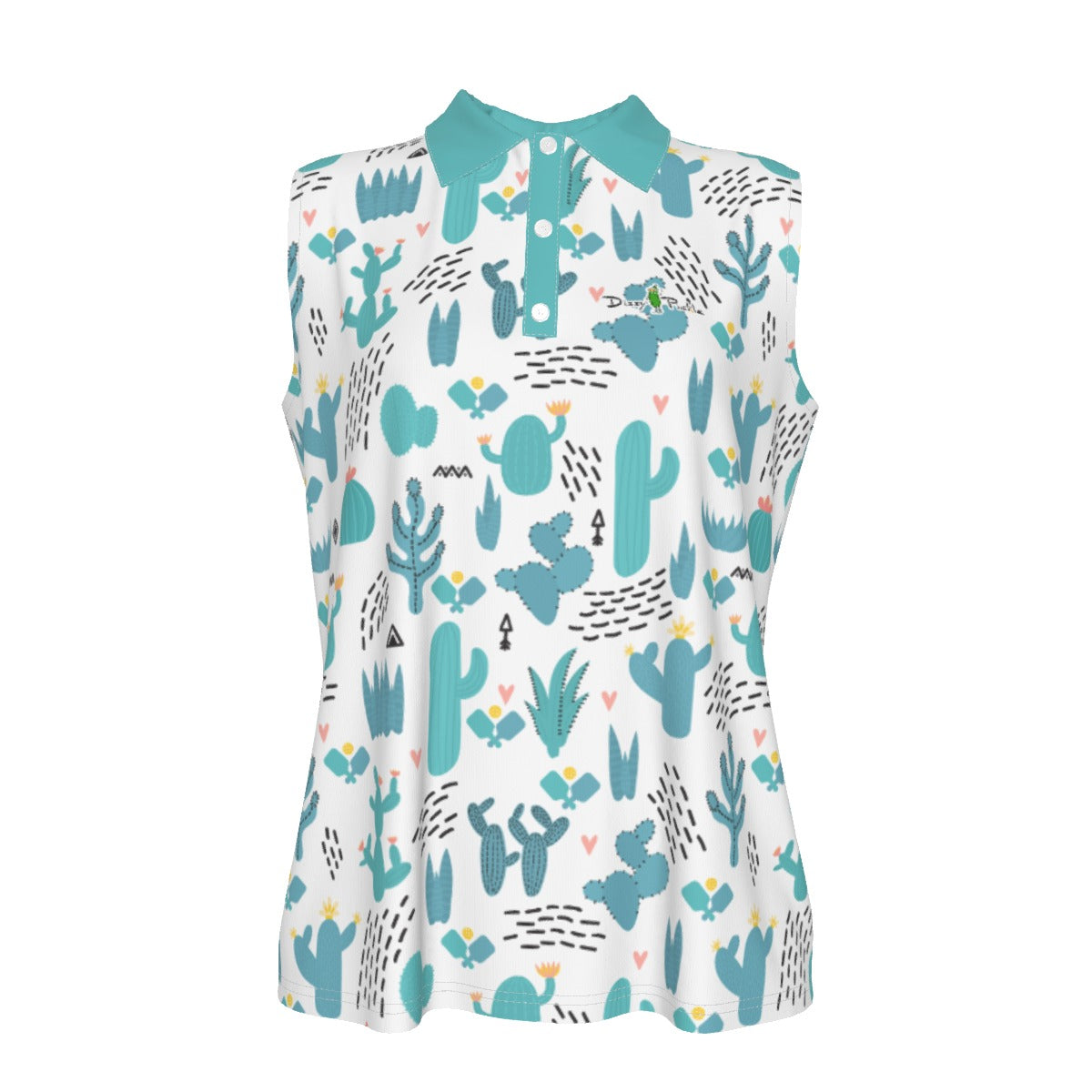 Dizzy Pickle Karen Women's Pickleball Sleeveless Polo Shirt