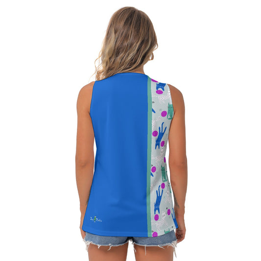 Dizzy Pickle GrayC Women's Pickleball Sleeveless V-Neck Top